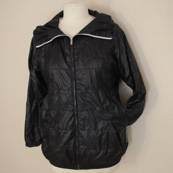 adidas Jackets & Blazers - Adidas Original Logo Women's Hooded Wind Breaker M